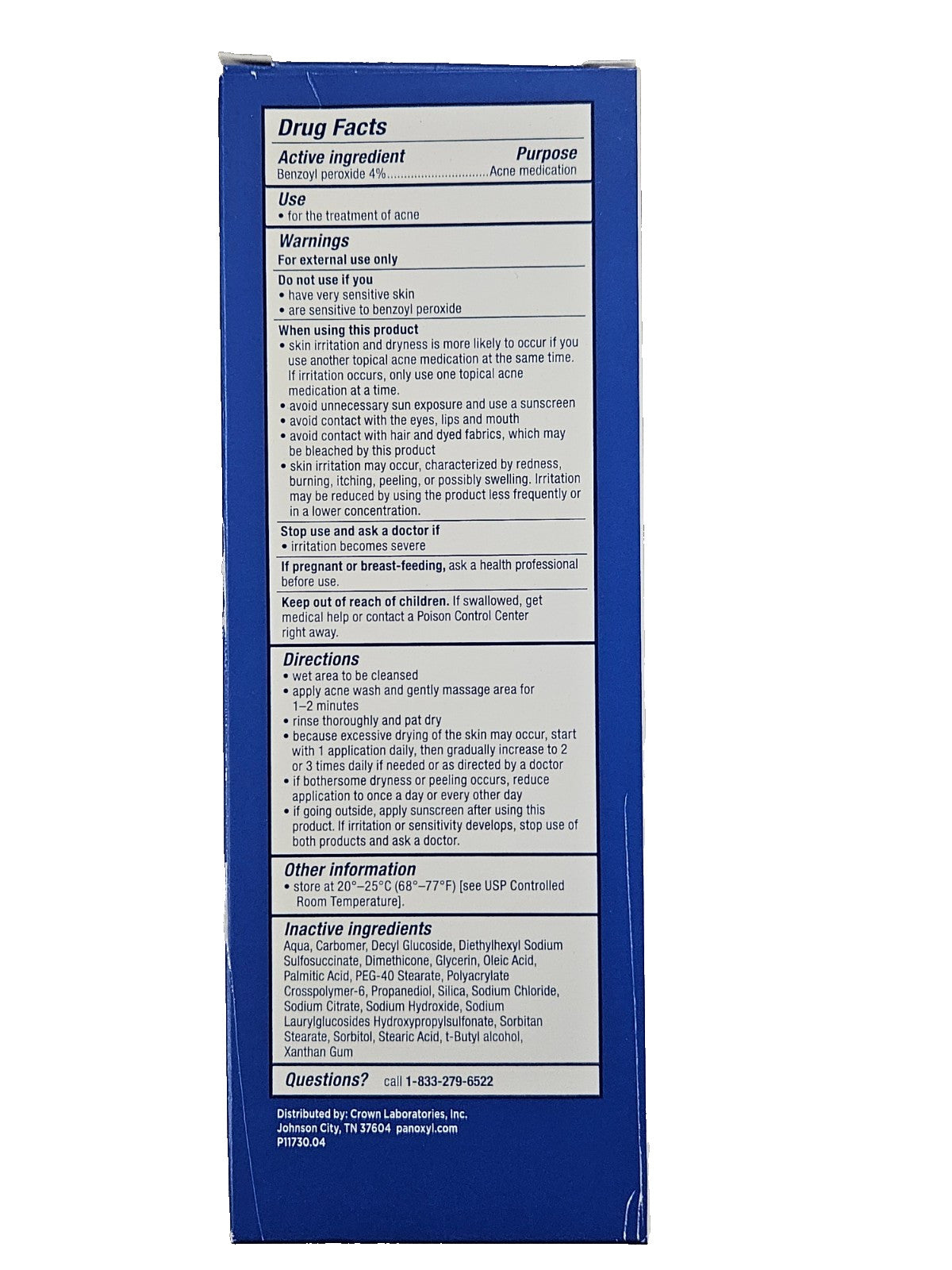 4% Benzoyl Peroxide Acne Wash - 6oz Dual Pack for Clear Skin