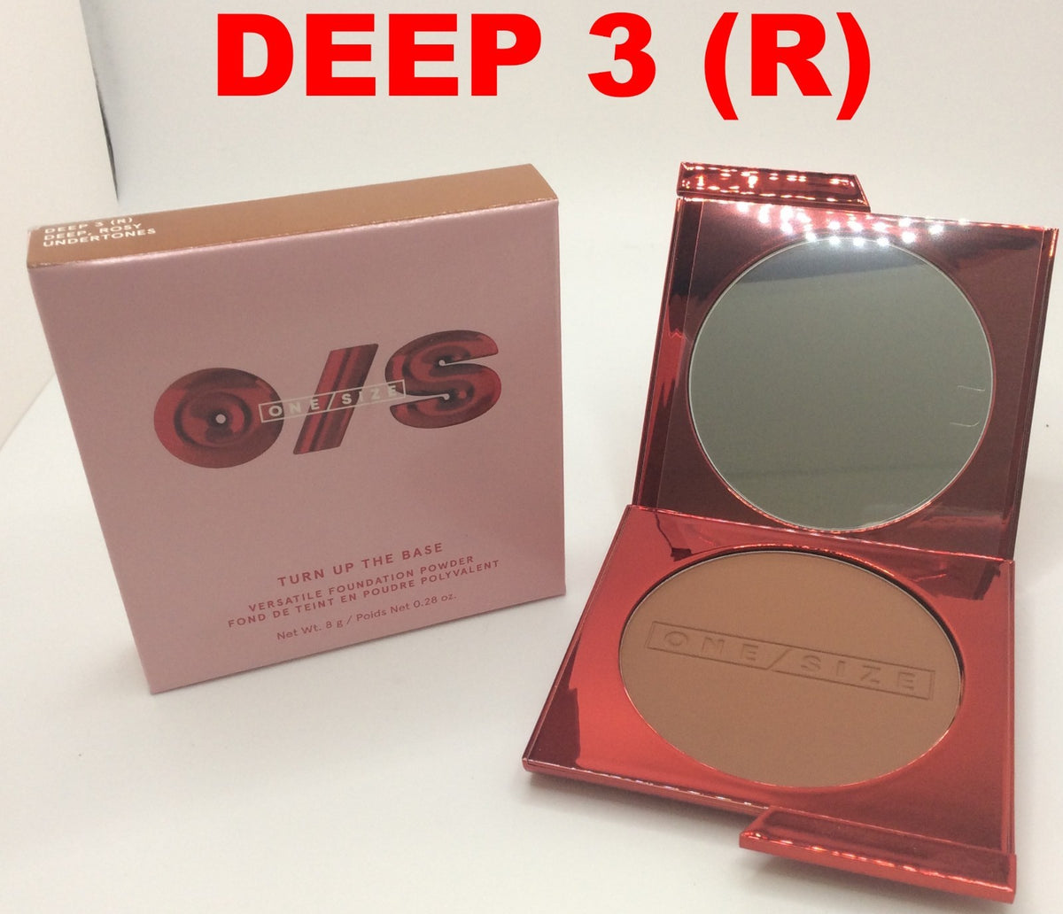 Versatile Powder Foundation Deep 3 - Medium to Full Coverage, Long-Lasting Finish