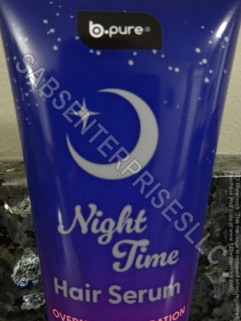 Night Time Hair Serum - Hydrating Overnight Treatment for Hair - 4 FL oz
