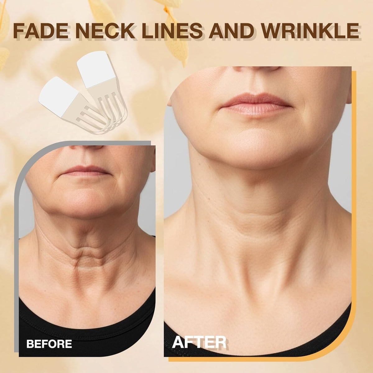 Reusable Face and Neck Lifting Tape Kit — Invisible Wrinkle Smoothing Bands