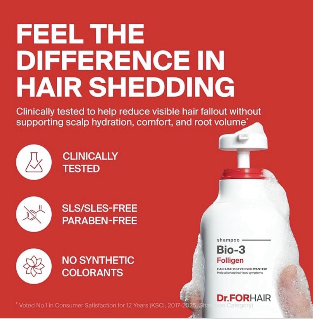 Volumizing Hair Shampoo for Scalp & Hair Strengthening - Bio-3 Clarifying