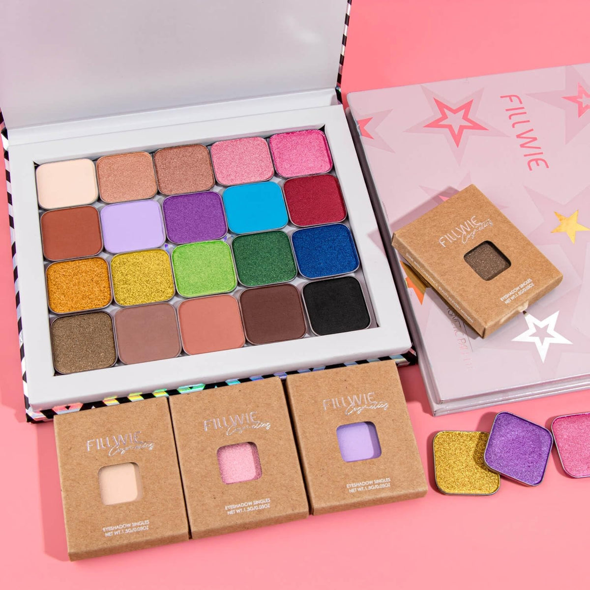 Duochrome Icy Blue to Lilac Pink Eyeshadow - Multidimensional Color Shift, Creamy Texture