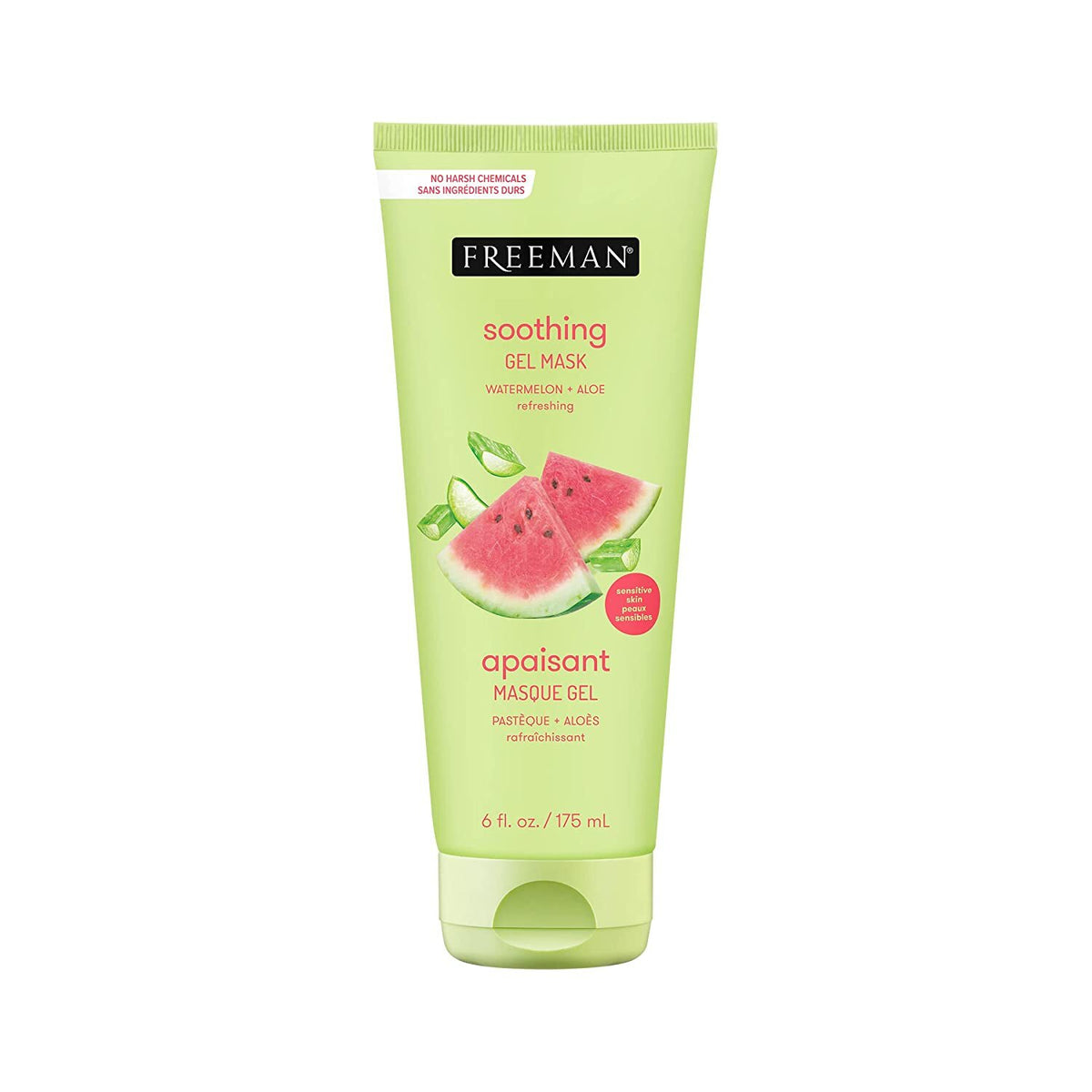Watermelon & Aloe Cooling Gel Facial Mask, 6 fl oz