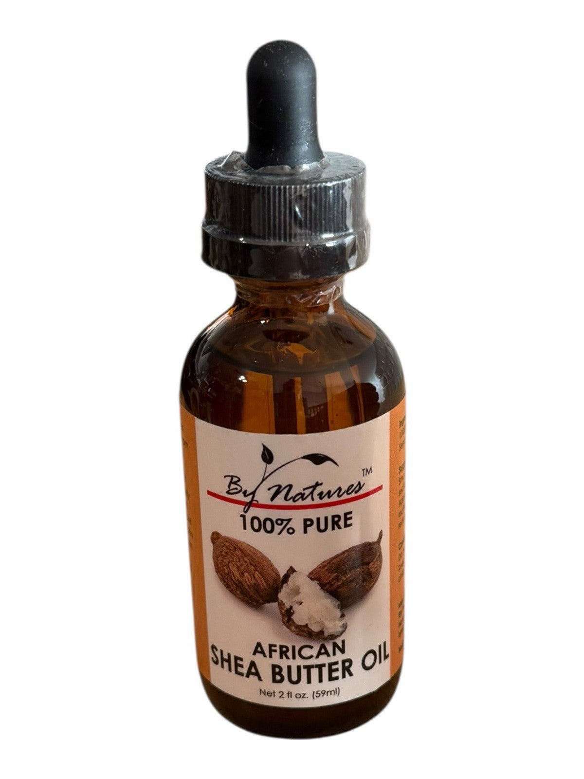 African Shea Butter Oil 2-Pack - 100% Pure Body Moisturizer in Dropper Bottles