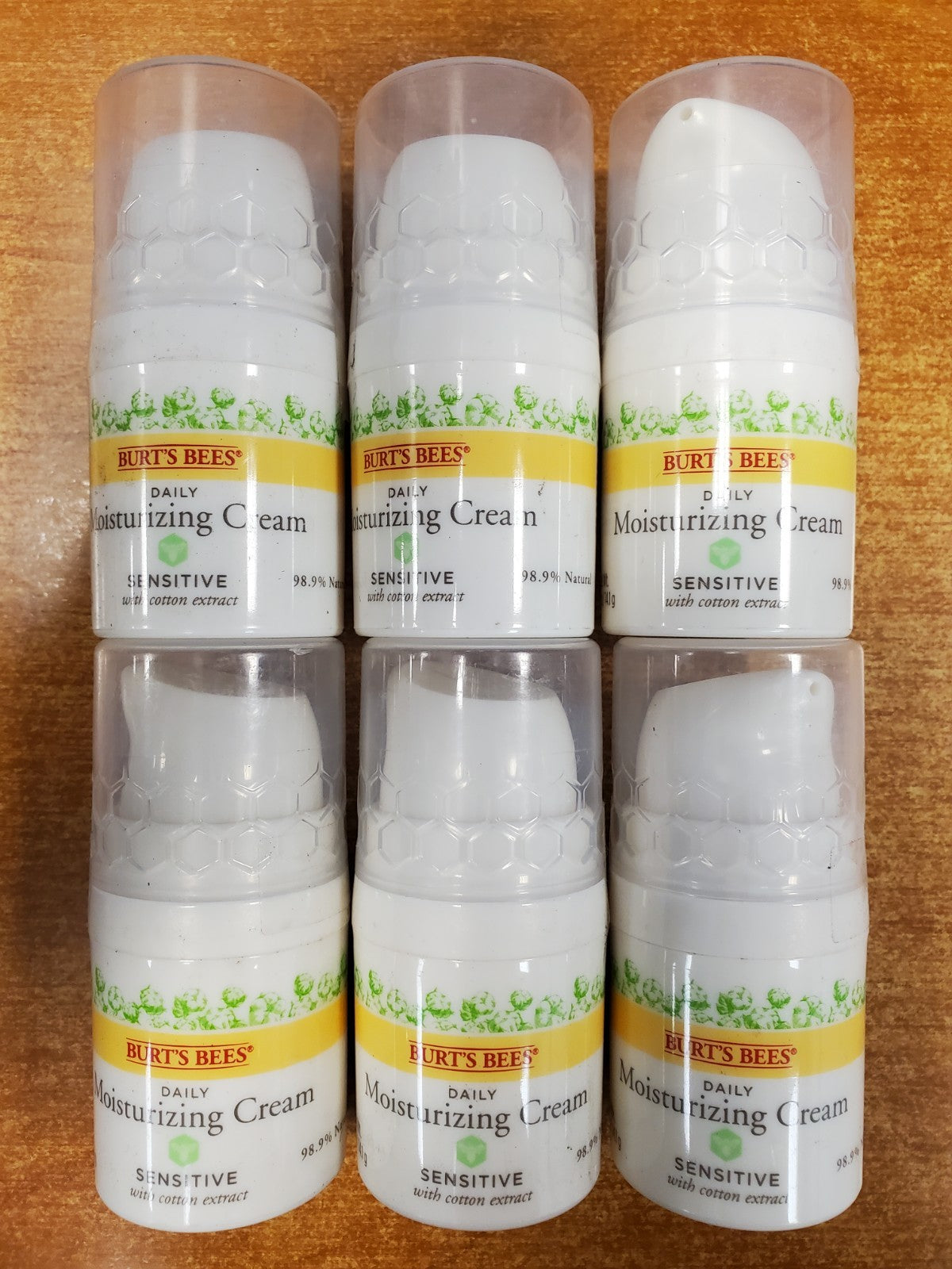 Burt's Bees Sensitive Moisturizing Cream Travel Size 0.5oz - 6 Pack