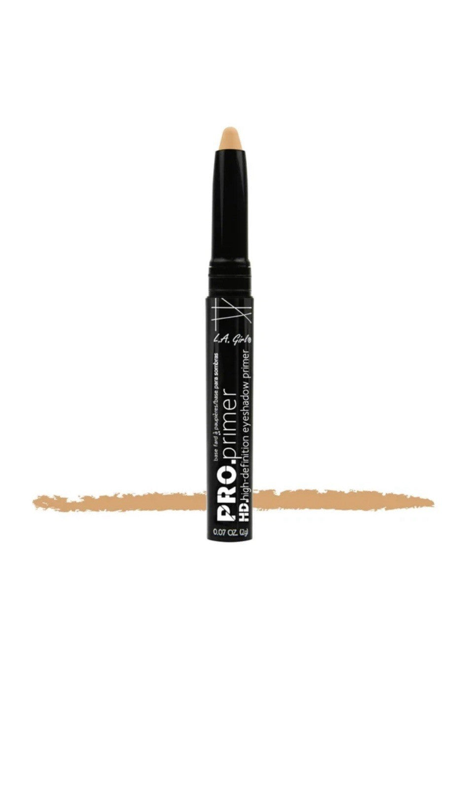 HD Pro Eyeshadow Primer Stick - Nude Makeup Base for Eyes