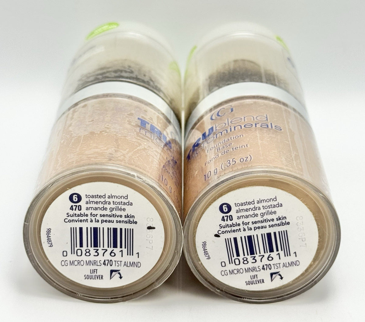 CoverGirl TruBlend Microminerals Foundation 470 Toasted Almond 0.35 oz. 2 Pack