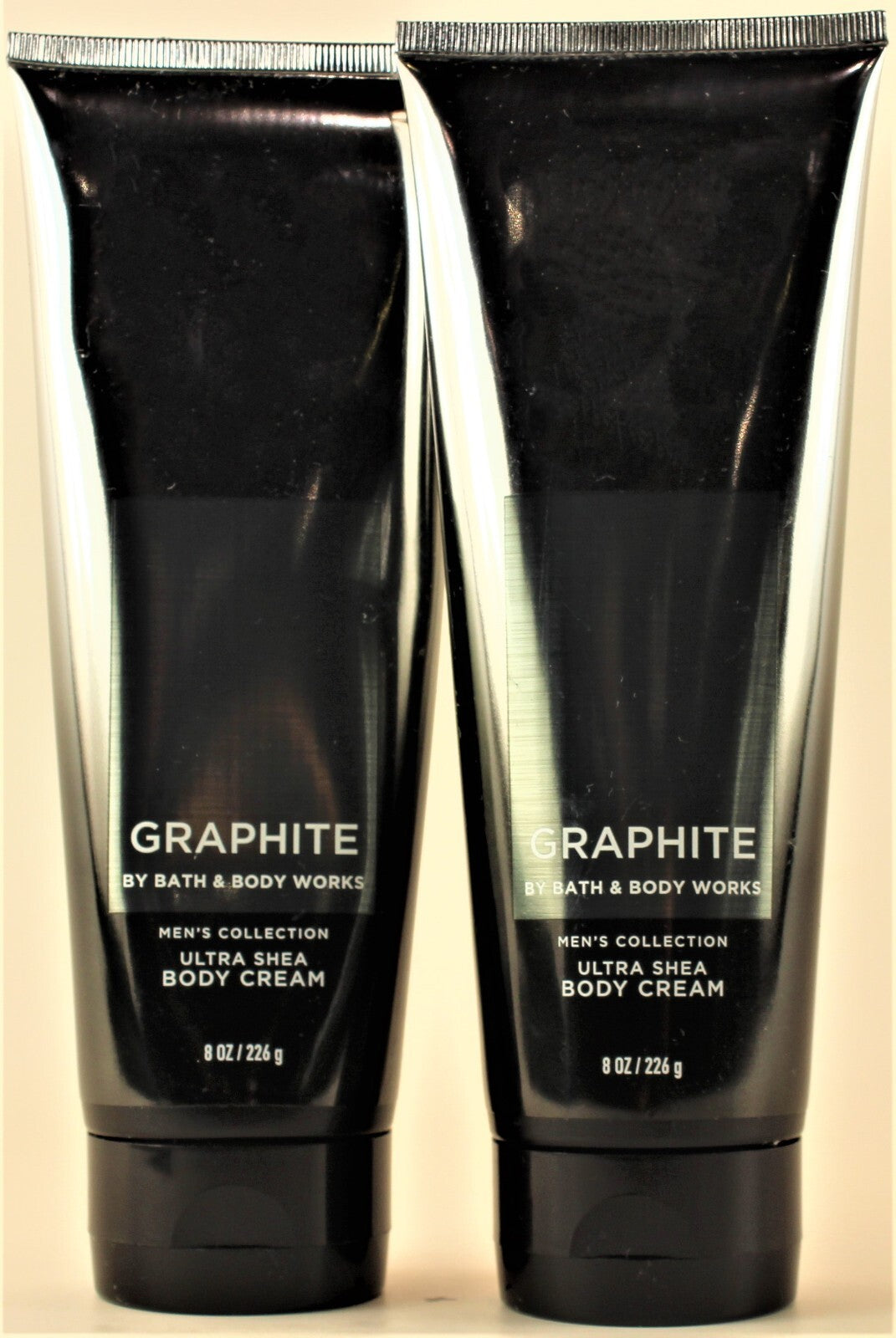 Graphite Men's Body Cream Lotion – 8oz (Pack of 2)