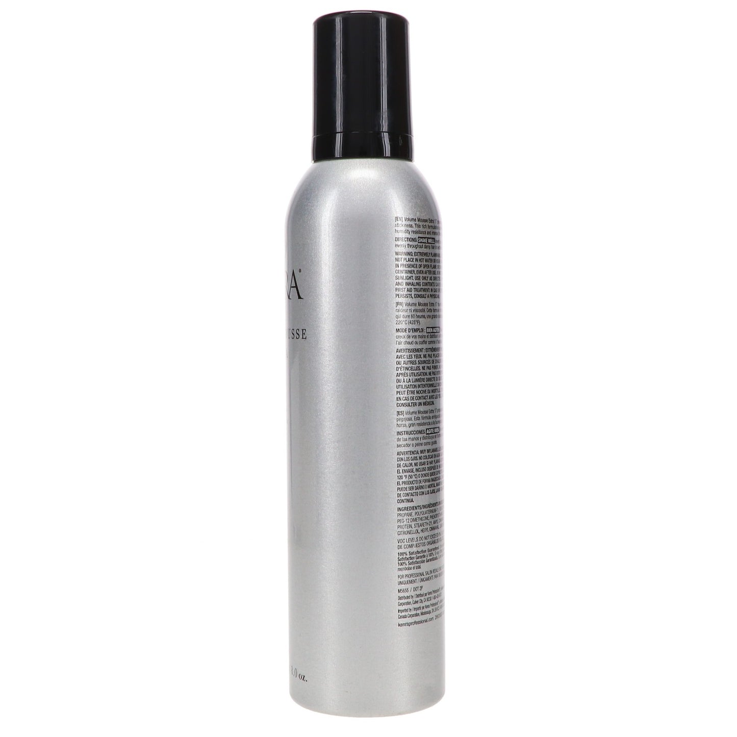 Kenra Extra Volume Mousse #17 8 oz - Lightweight Hair Styling Foam for Volume & Shine