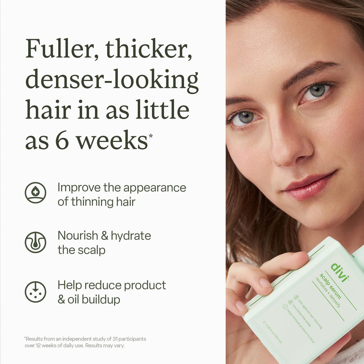 Hair Scalp Serum for Thinning Hair - 3.38 Fl Oz