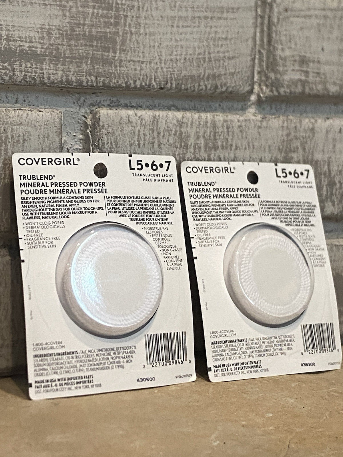 Covergirl TruBlend Mineral Pressed Powder Translucent Light - 2 Pack