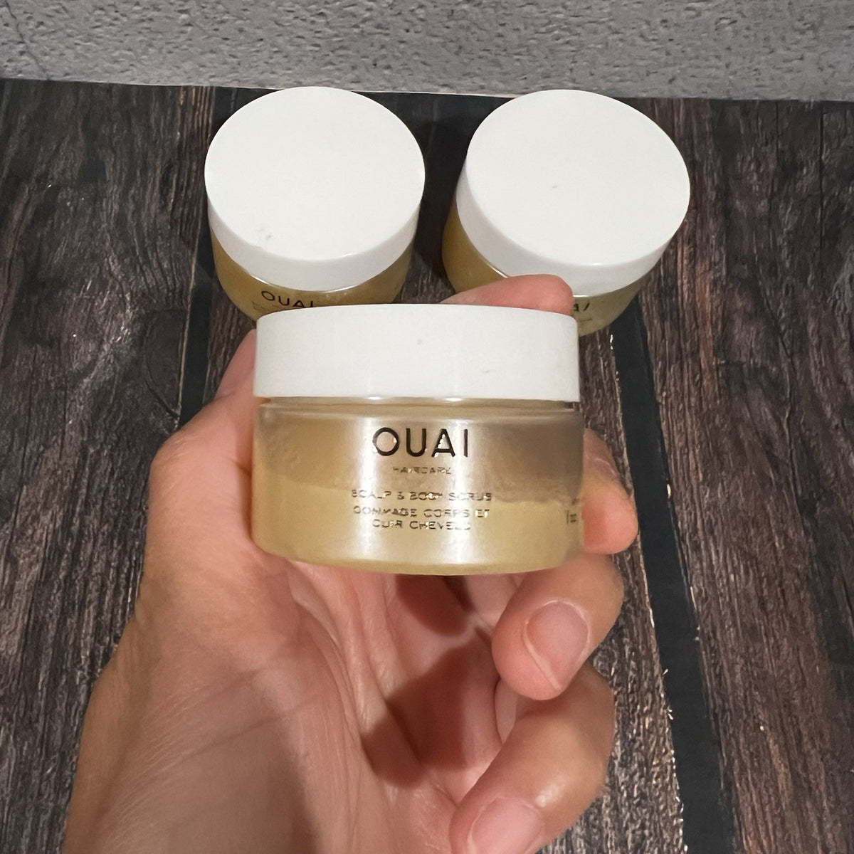 Lot of 3 Ouai - Melrose Place Scalp & Body Scrub, Travel Size, 1 oz/