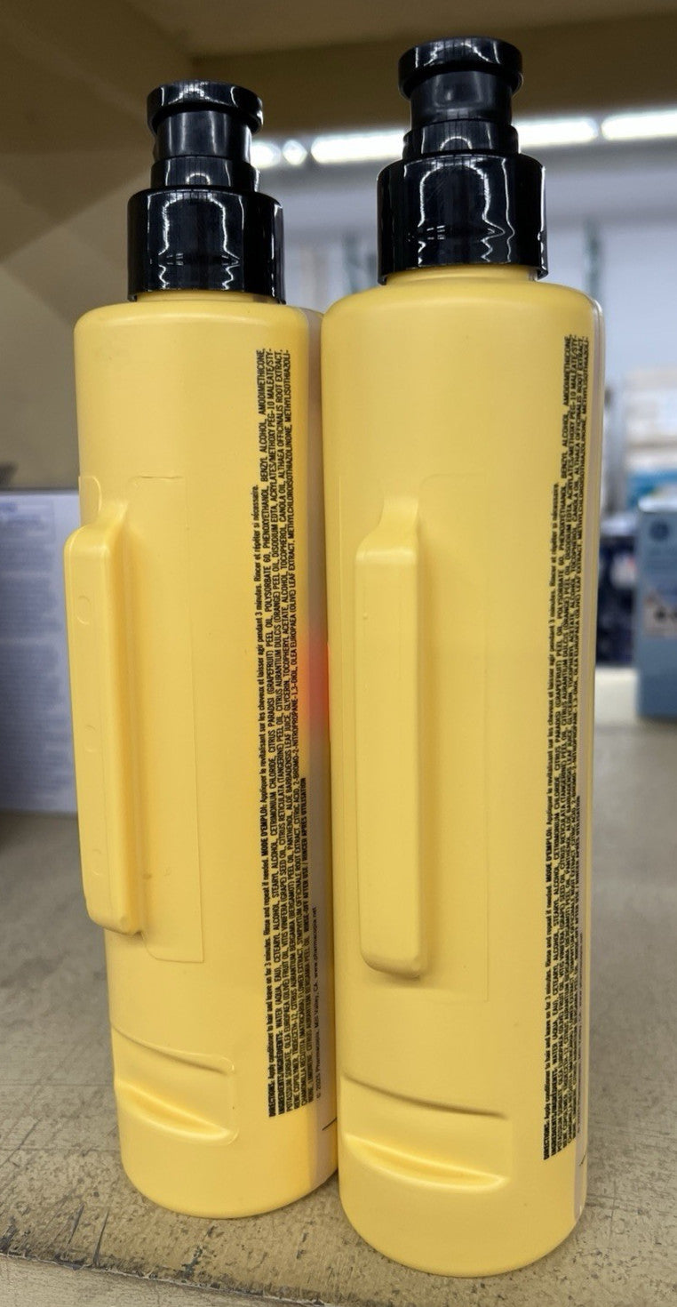 Lot of 2 Citrus Aloe Conditioner Bottles - 12.17 oz Hydrating Hair Care