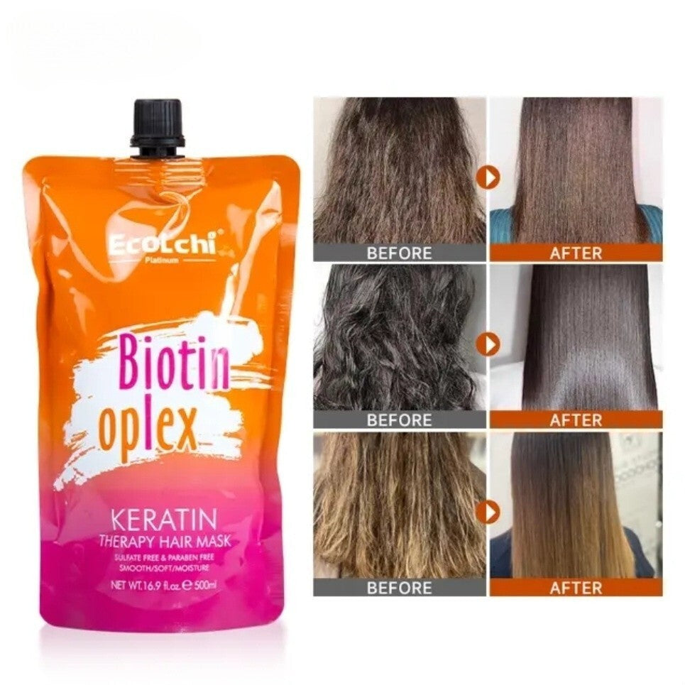 Biotin Keratin Hair Mask Deep Conditioning Repair for Stronger, Shiny Hair