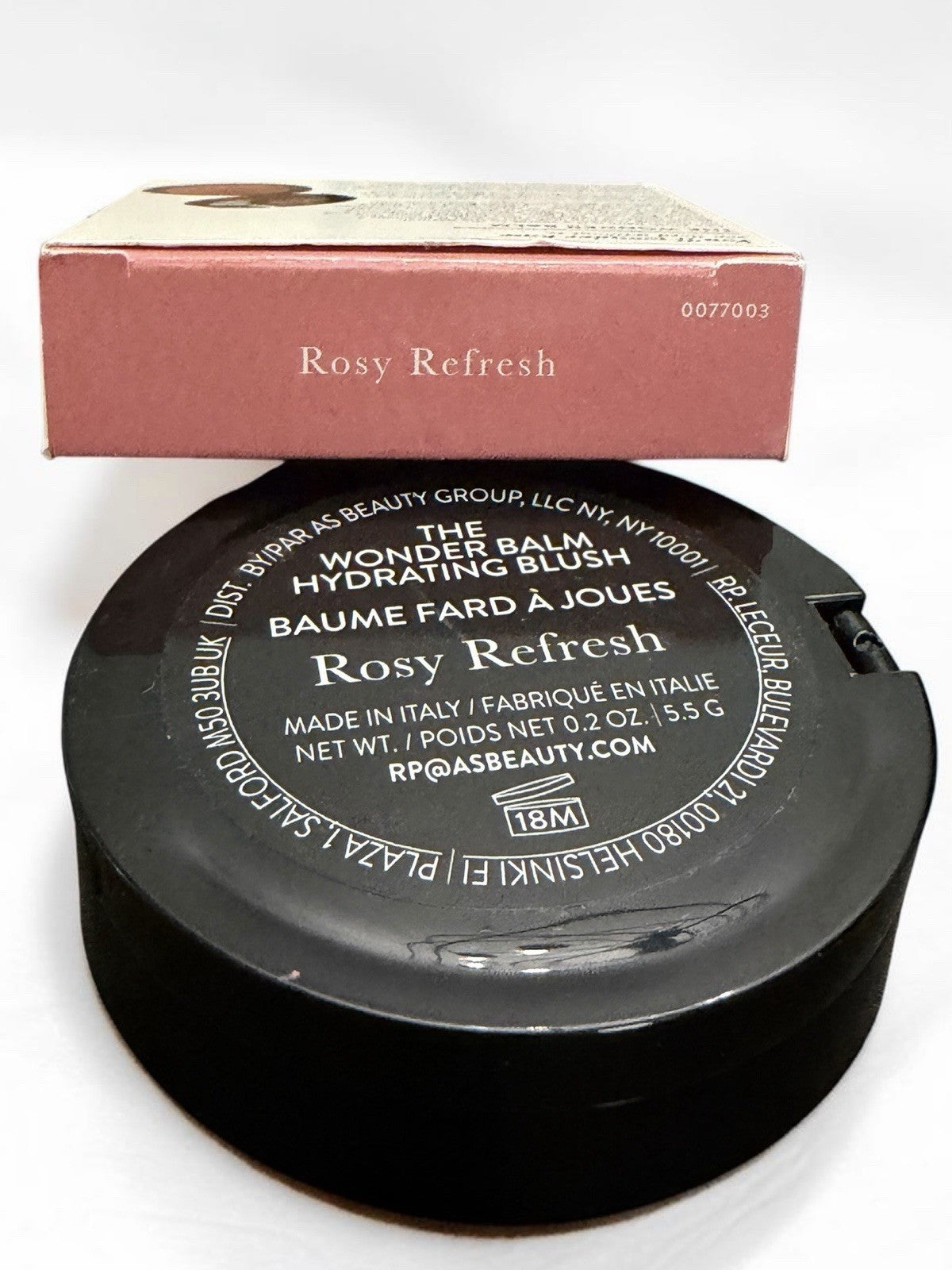 Hydrating Rosy Cheek Blush Balm - Full Size, Subtle Glow, Cream Formula