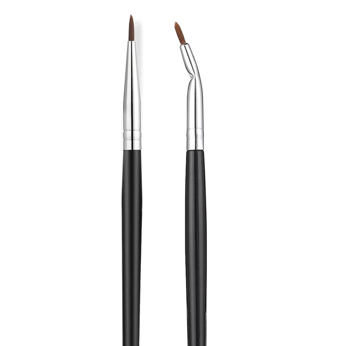 Fine Angled Eyeliner Brush – Precision Gel Eyeliner Tool, Synthetic Bristles
