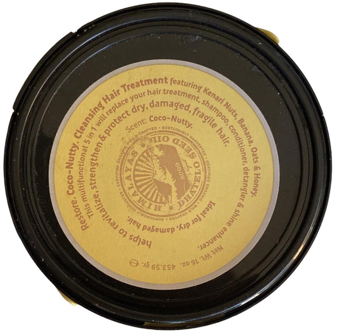 Tweak'd by Nature Dhatelo Coconut Nutty Cleansing Hair Treatment 16oz - 5-in-1 Hydrating & Shine Enhancer