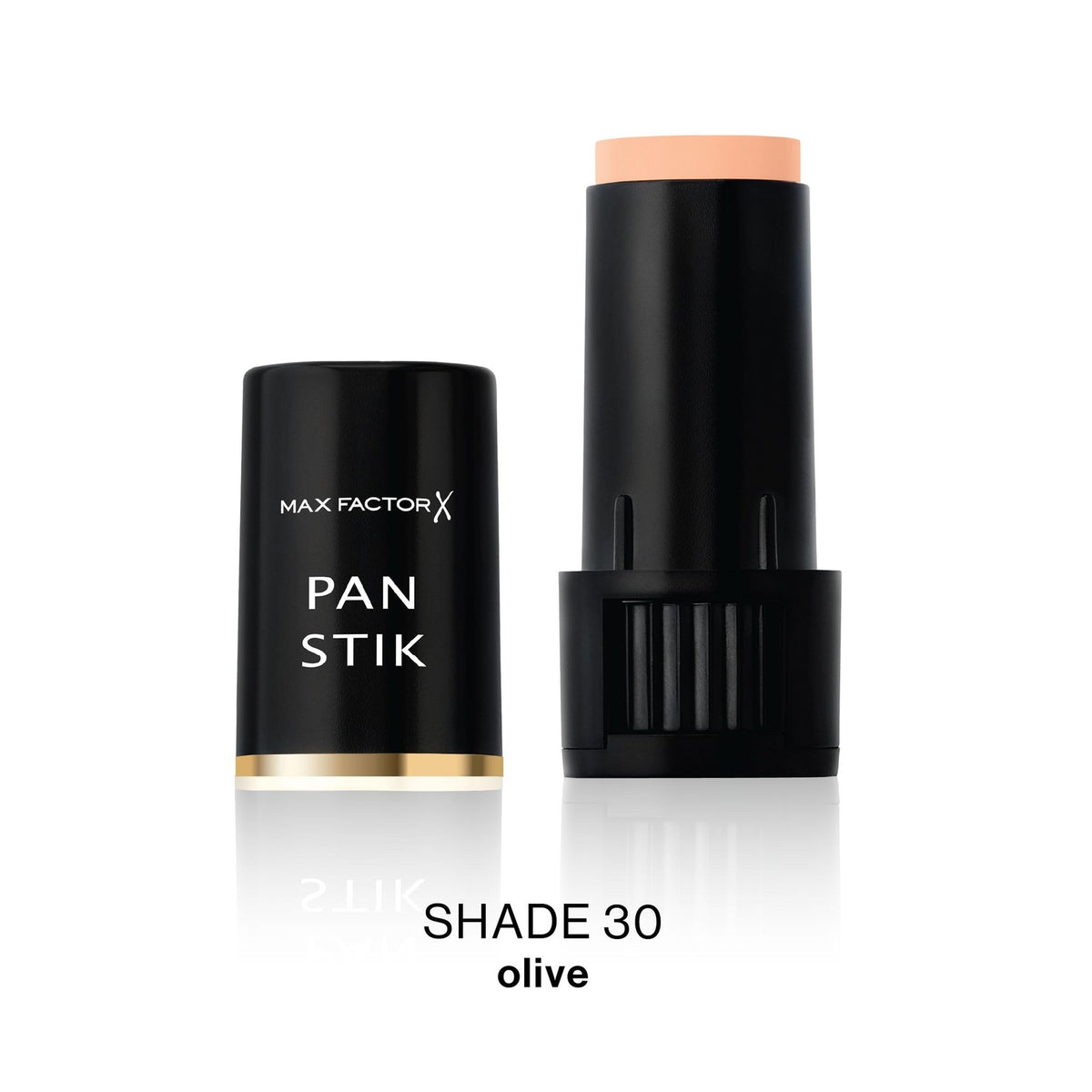 Max Factor Pan Stik Foundation Olive #30 - Face Concealer & Coverage 0.4 oz