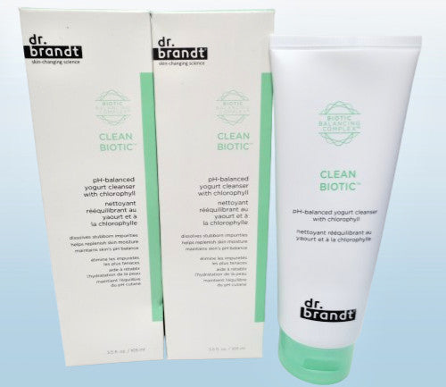 Biotic Yogurt Cleanser for Face - PH-Balanced, 3.5 oz, Pack of 2