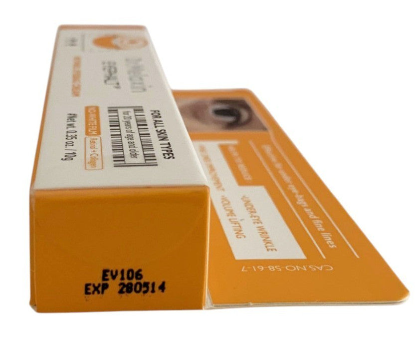 Eye Puffiness & Dark Circles Cream with Retinol - No White Film 0.35oz