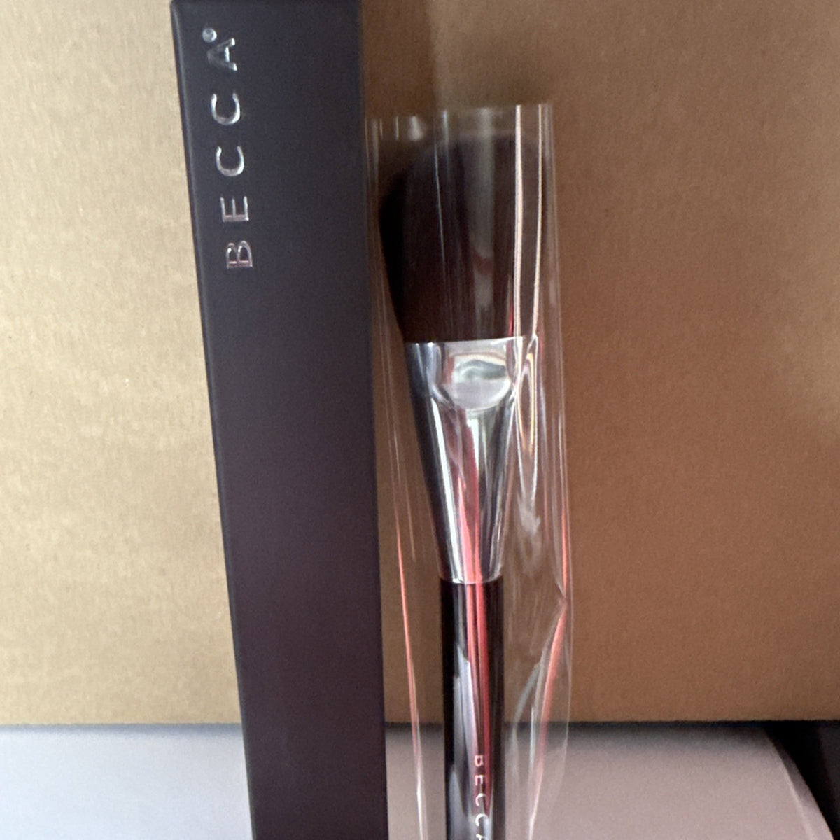 Becca Angled Highlighting Brush - Makeup Powder & Blush Tool