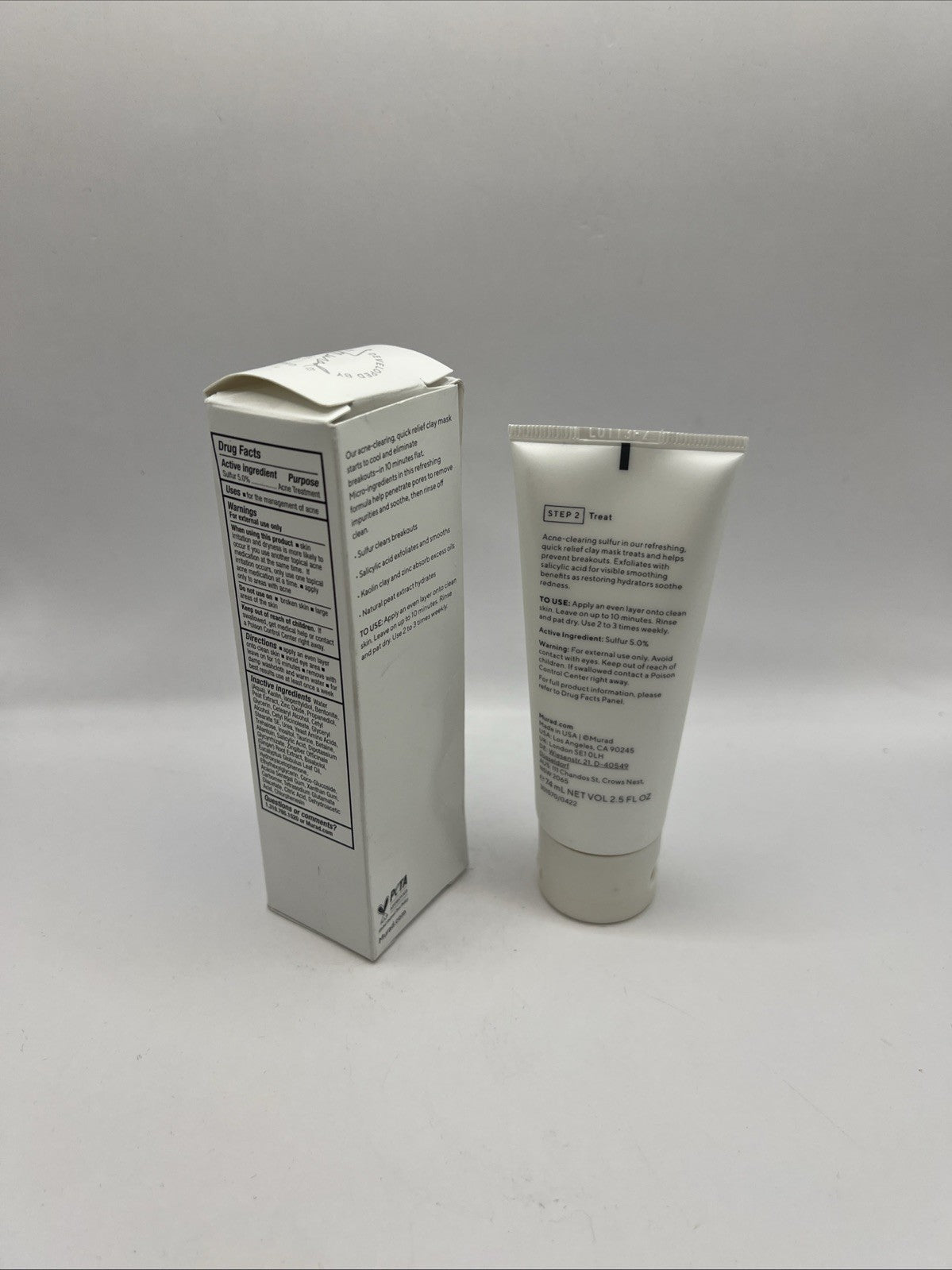 Acne Control Rapid Relief Sulfur Mask 2.5 oz
