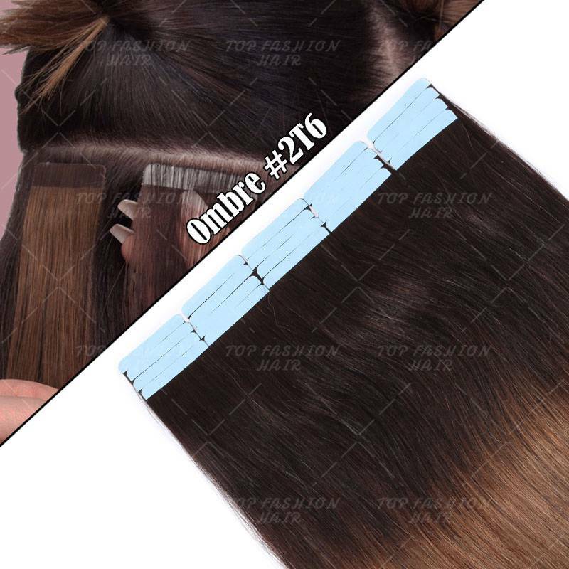 Tape In Hair Extensions 100% Remy Human Hair Natural & Thick - Multiple Colors & Lengths
