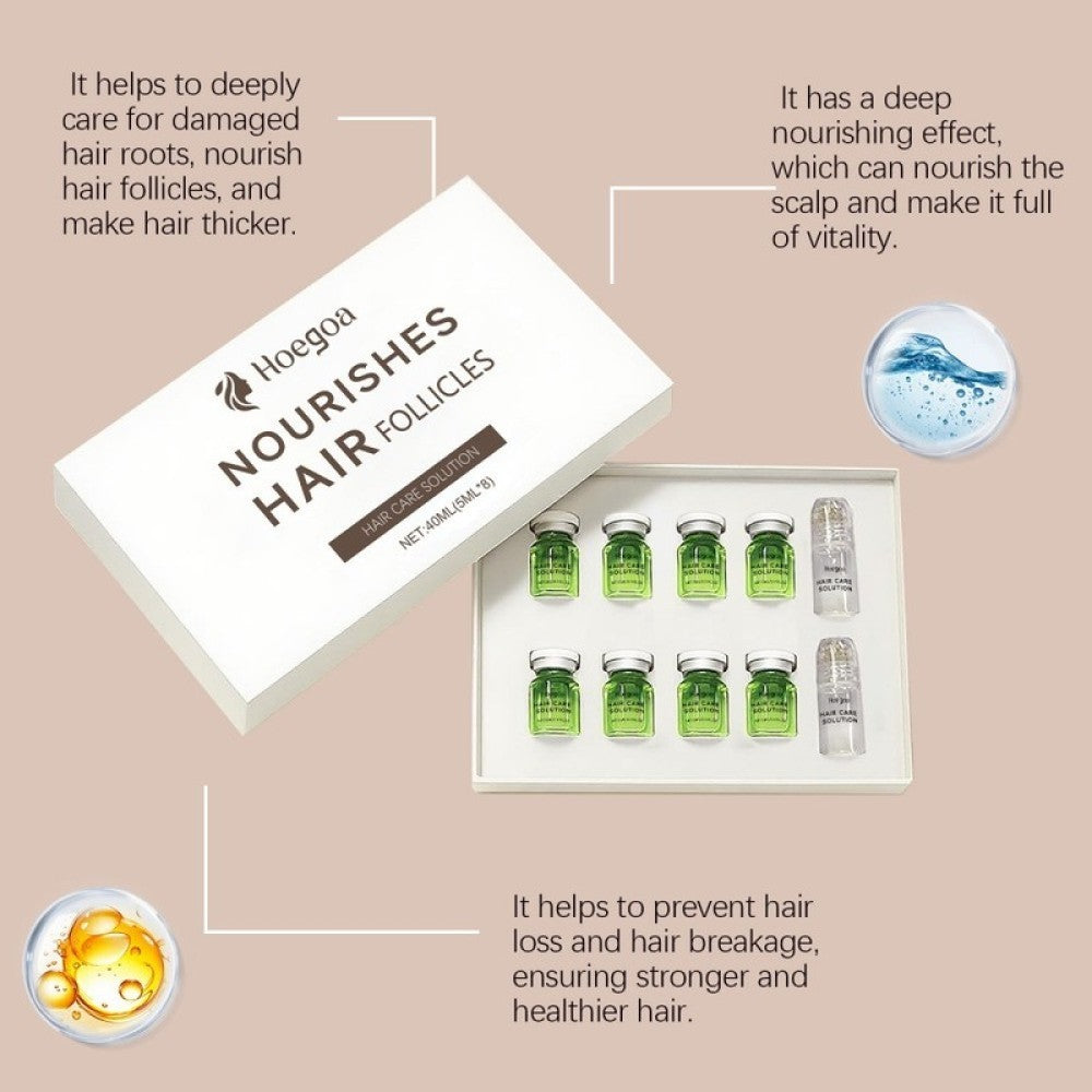 Hair Growth Serum with Microneedle Roller for Thicker Hair