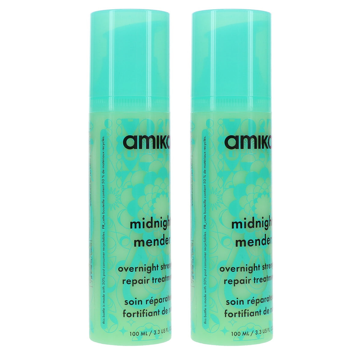 Overnight Hair Repair Serum - Strengthen & Restore Damaged Hair 3.3 oz 2 Pack