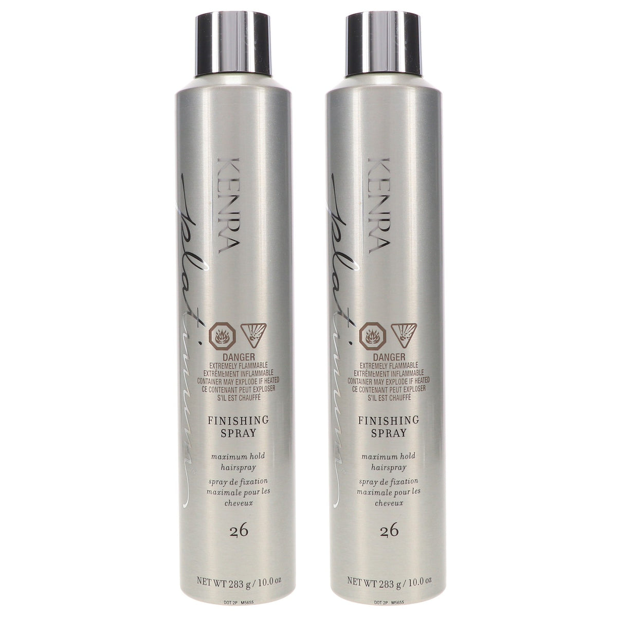 Kenra Platinum Finishing Hair Spray #26 10 oz - 2 Pack Strong Hold & Shine