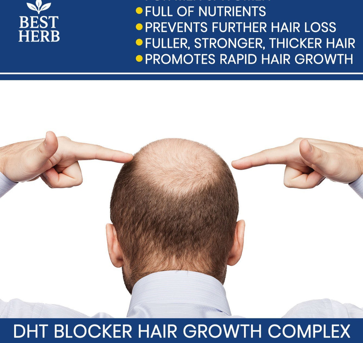 Beard & Hair Growth Supplement - 60 Capsules