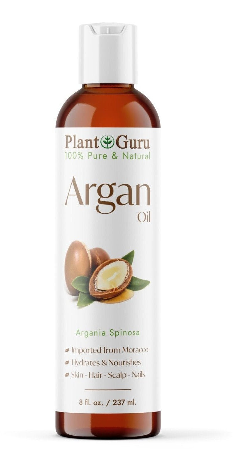 Pure Moroccan Argan Oil for Hair and Skin - Unrefined Cold Pressed Natural Oil