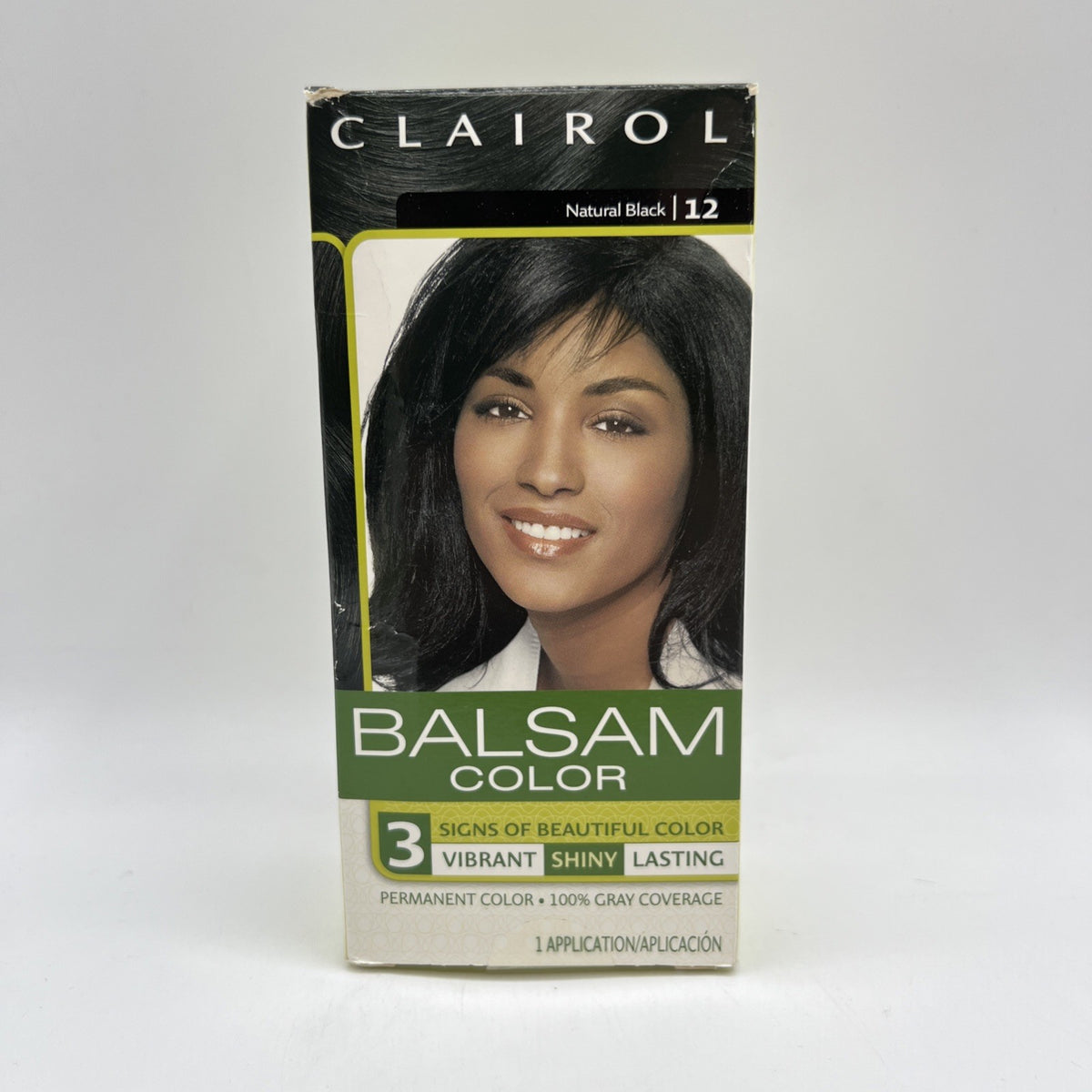 Permanent Hair Color #12 Natural Black
