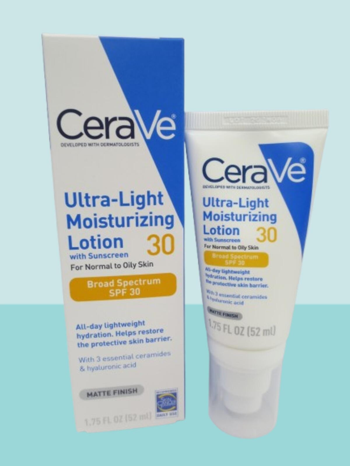 Ultra-Light Moisturizing Lotion with Sunscreen SPF 30 - 1.75 oz (2-Pack)
