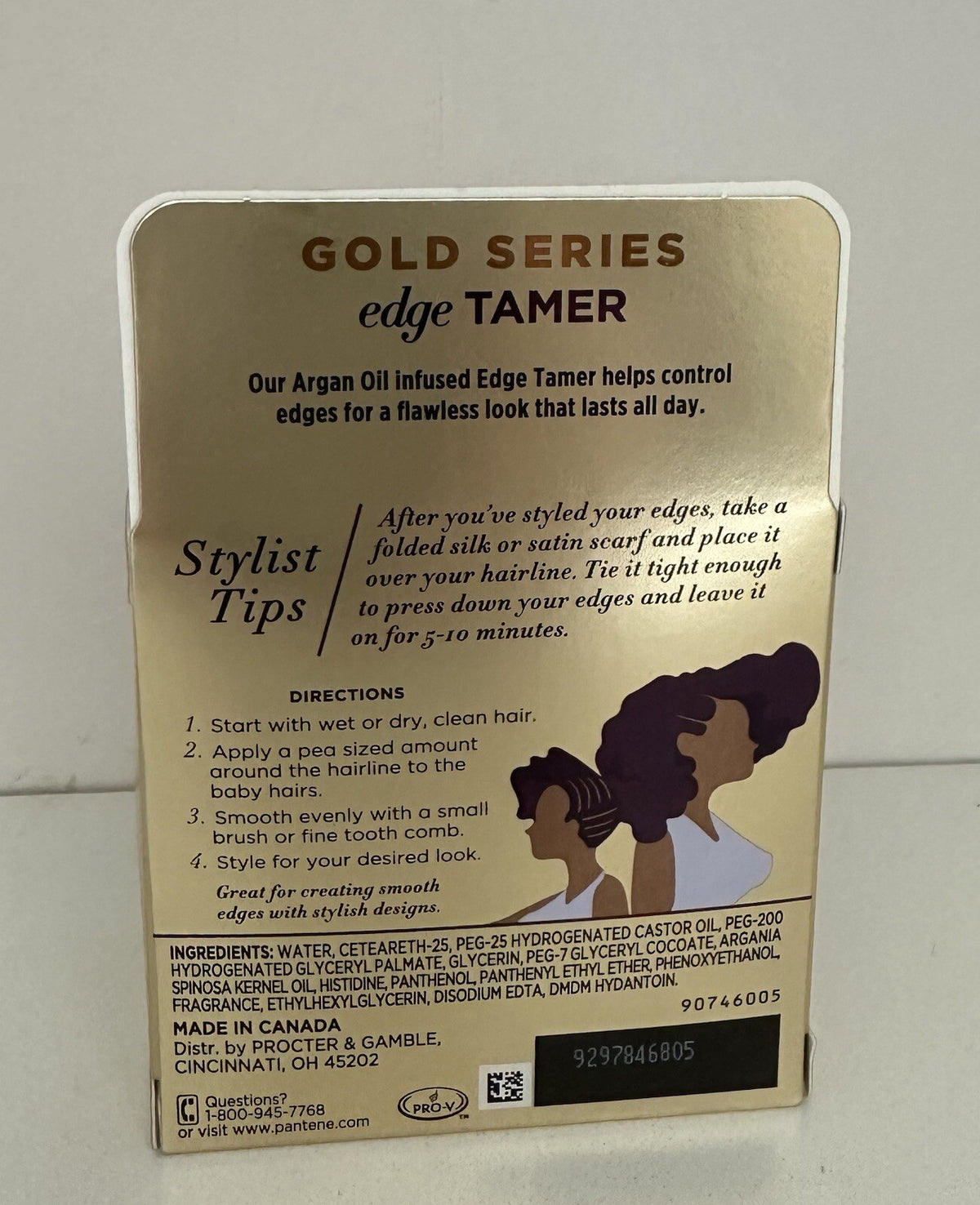 Pantene Gold Series Edge Tamer With Argan Oil 2.6oz