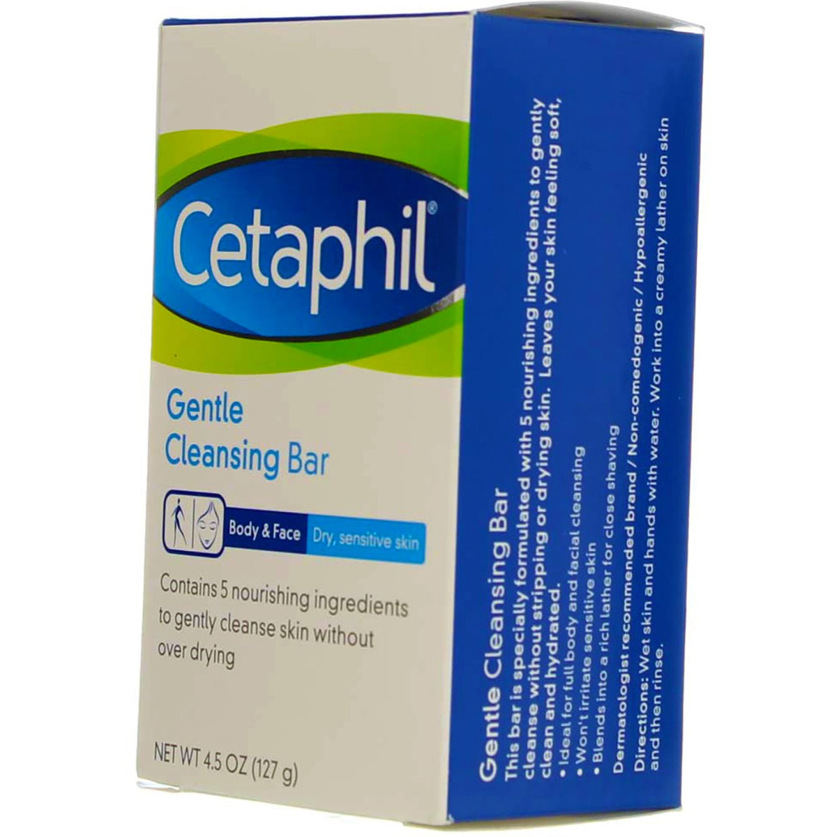 Gentle Cleansing Bar for Sensitive Skin - 5 Pack, 4.5 oz