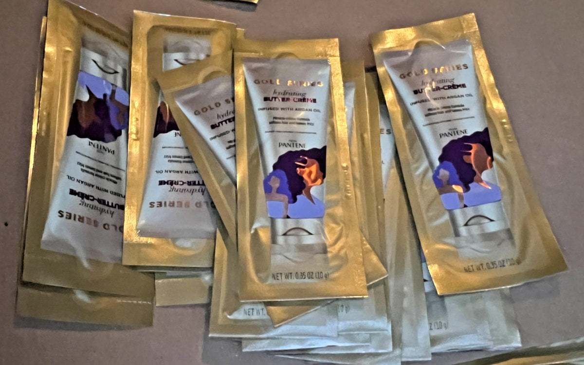 Travel Sample Pack of Pantene Gold Series Hydrating Butter-Creme 0.35oz - 20 Packs