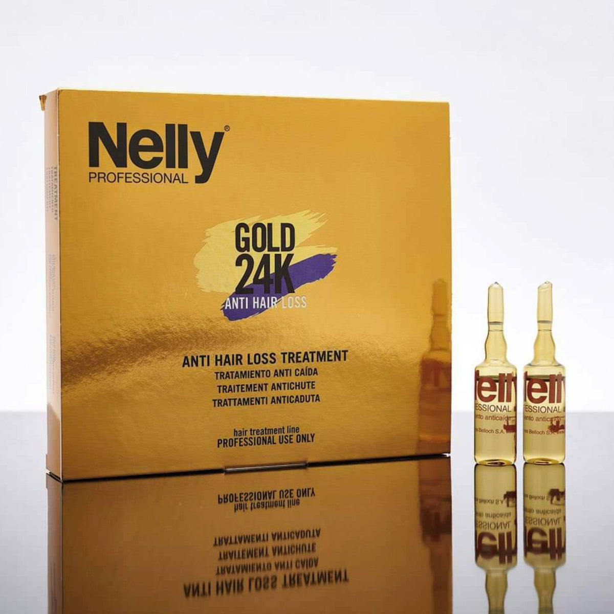 Nelly Professional 24K Gold Treatment – Radiant Hair Care Line