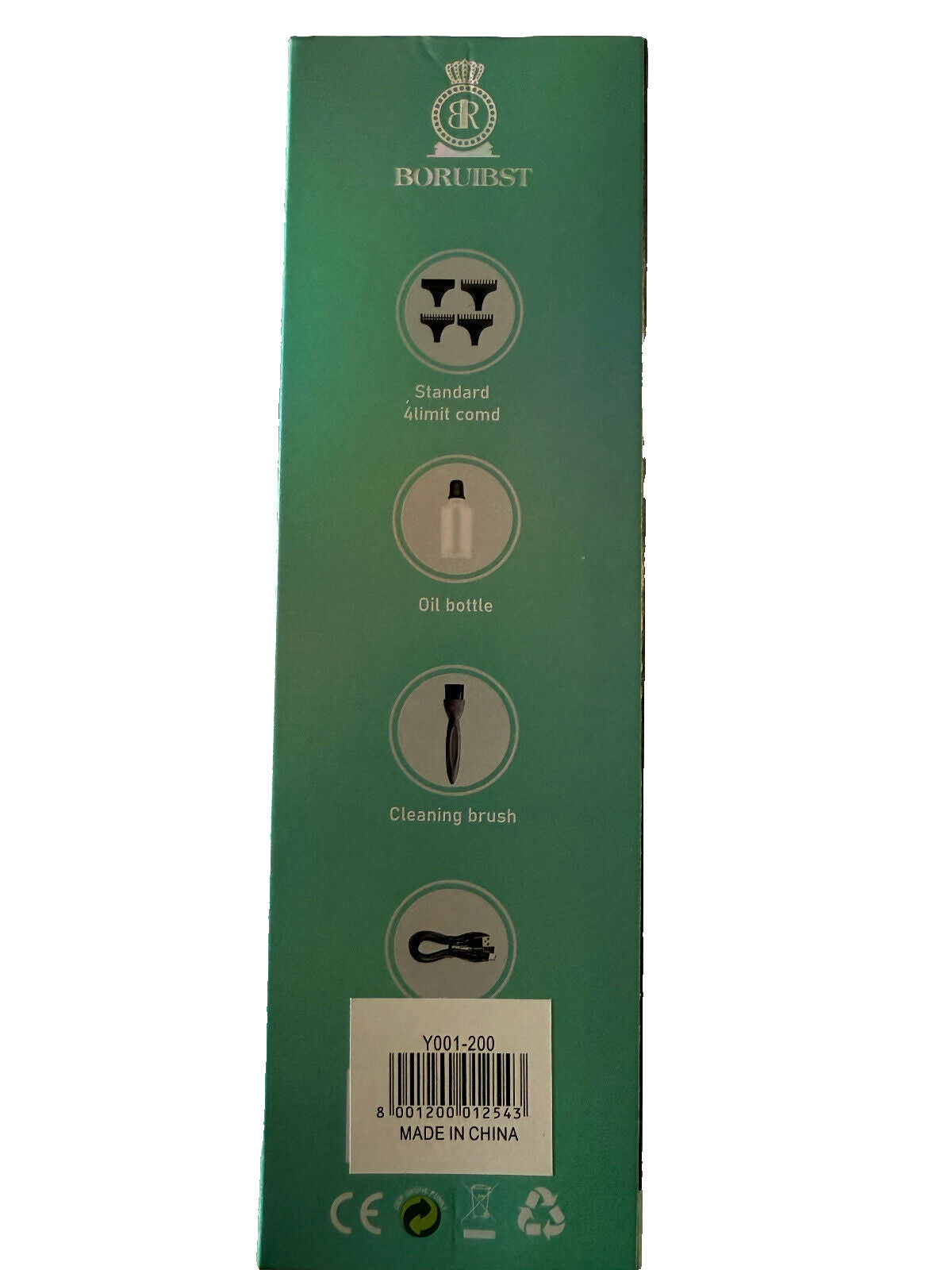 Professional Hair Clipper Trimmer with Dragon Design - USB Rechargeable Gift Set