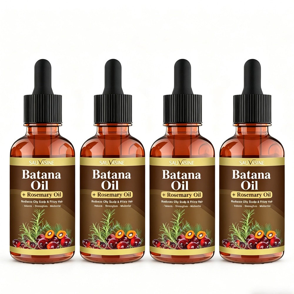 Batana & Rosemary Oil Hair Treatment - Strengthen Roots & Repair Frizz