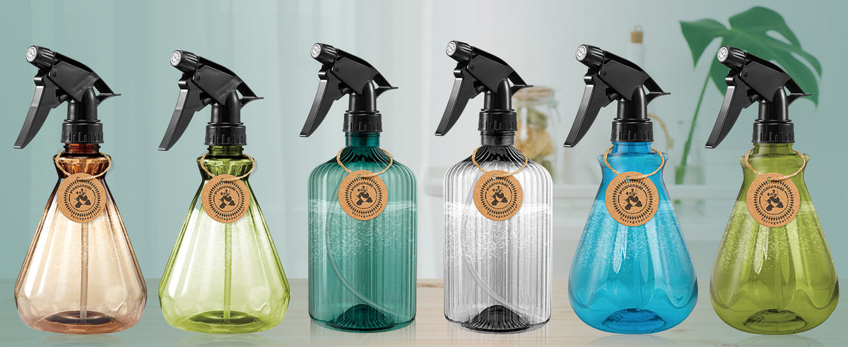 17 oz Spray Bottles Set of 2 Leak-Proof Adjustable Nozzles Multi-Purpose
