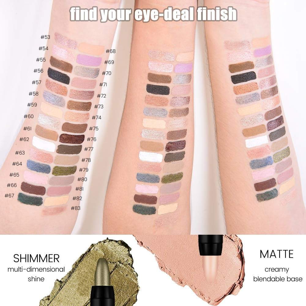 Cream Eye Shadow Stick - Rose Matte, Waterproof & Long-Lasting