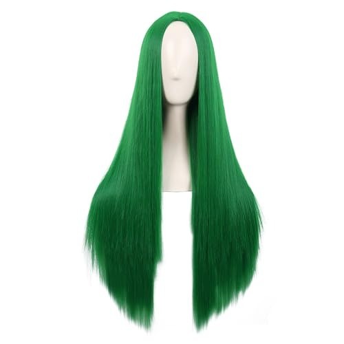 Long Straight Synthetic Wig - Heat Resistant & Elegant 28 Inch Style