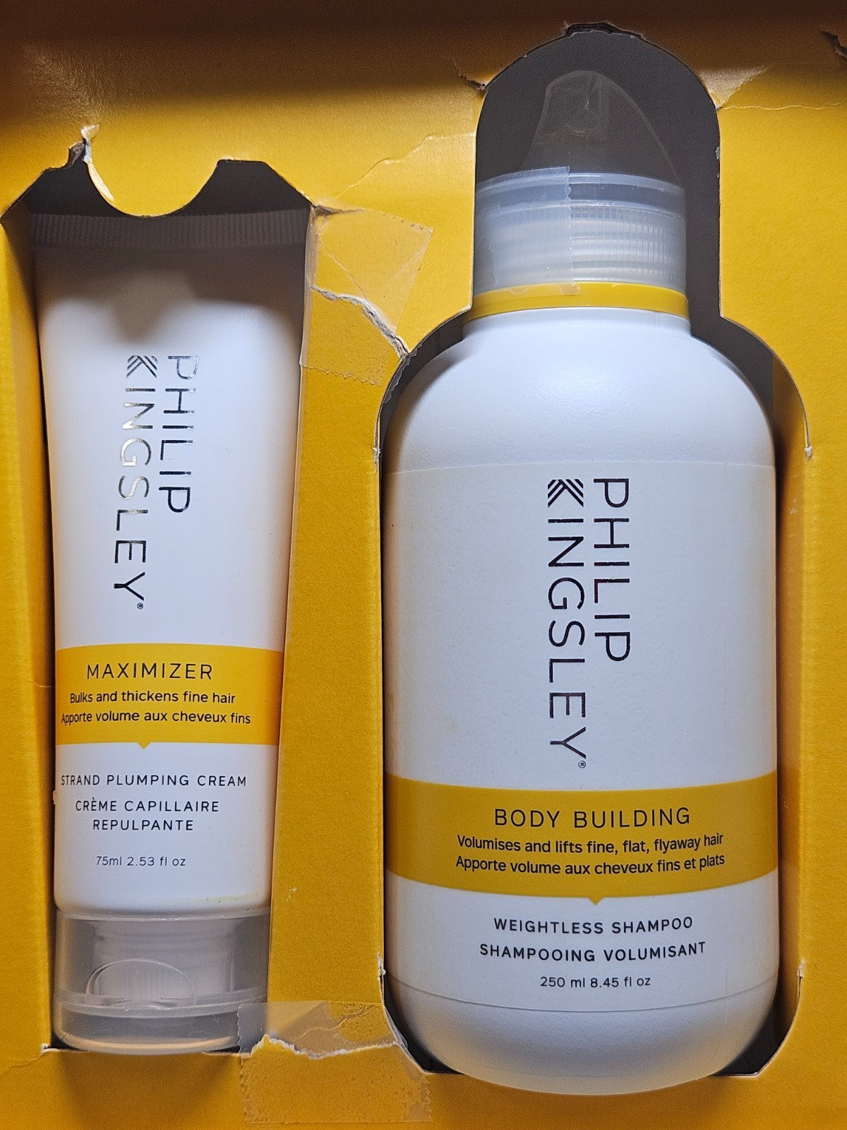 READ AD Philip Kingsley Brilliant Body & Volume Hair Care Set - New