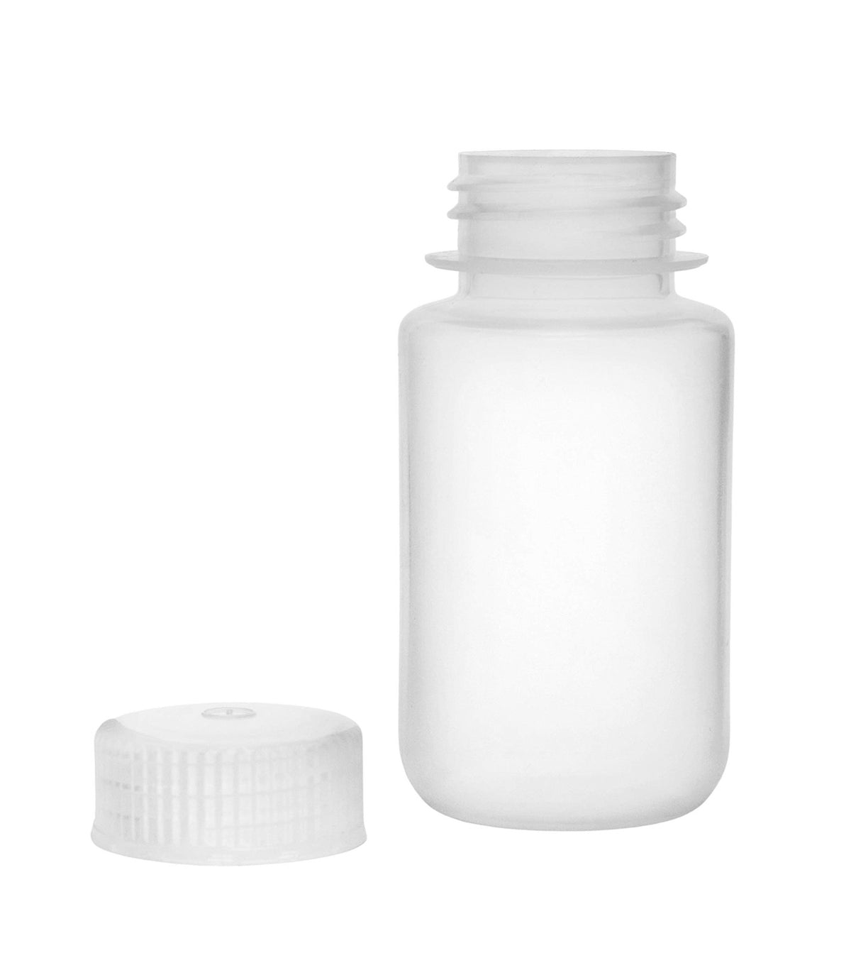 12 Pack 125ml Translucent Polypropylene Reagent Bottles with Wide Mouth & Screw Cap