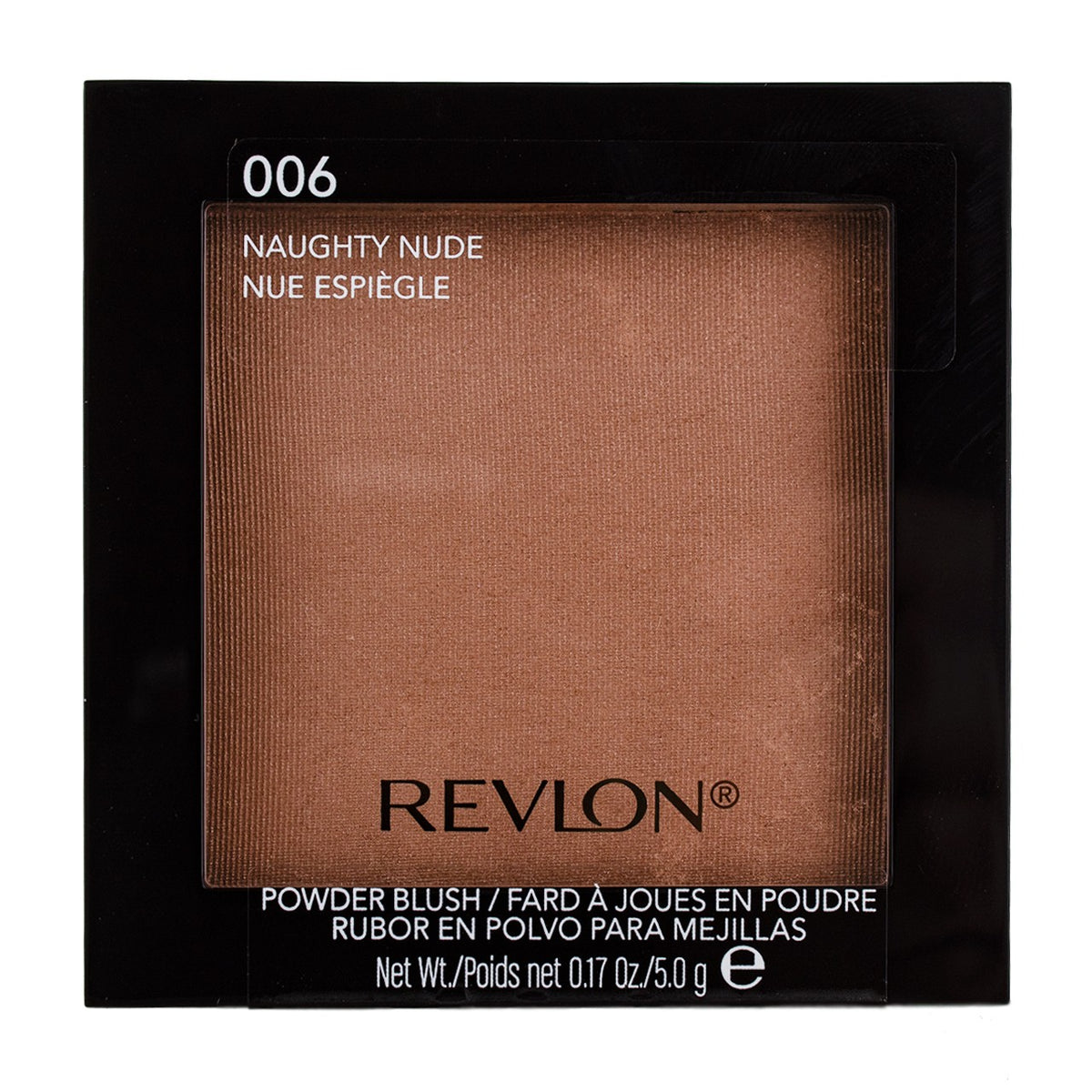 Revlon Powder Blush Naughty Nude 6 - Buildable Face Makeup, 0.17 oz, 2 Pack