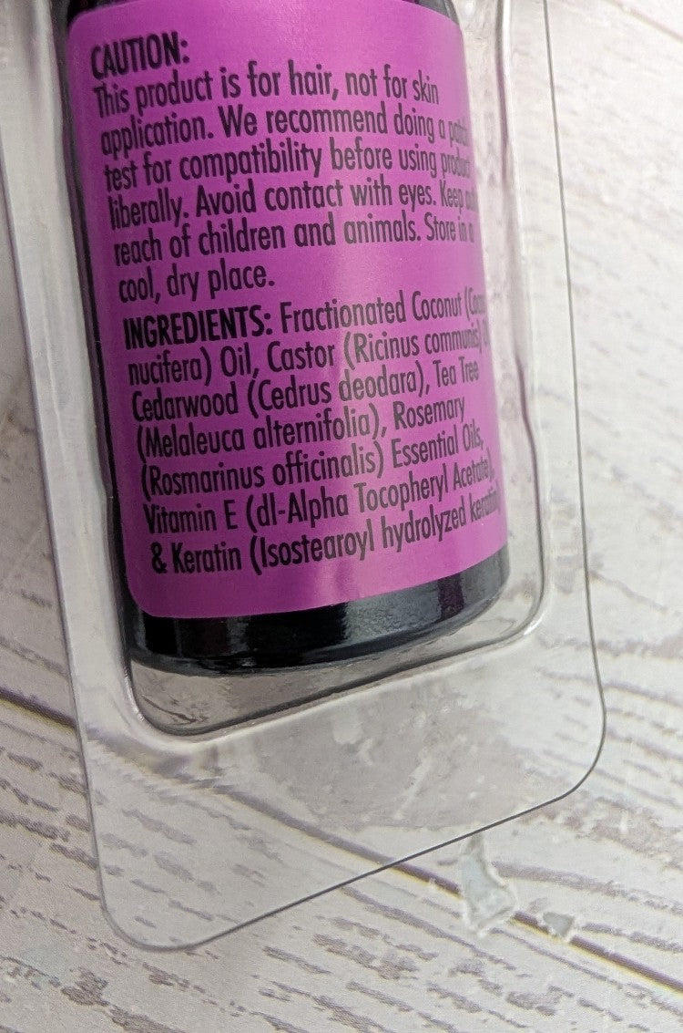 Natural Hair Serum with Keratin & Oil Blend - 5 Pack