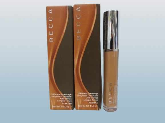Becca Ultimate Coverage Longwear Concealer Almond 0.21 Oz Pack of 2