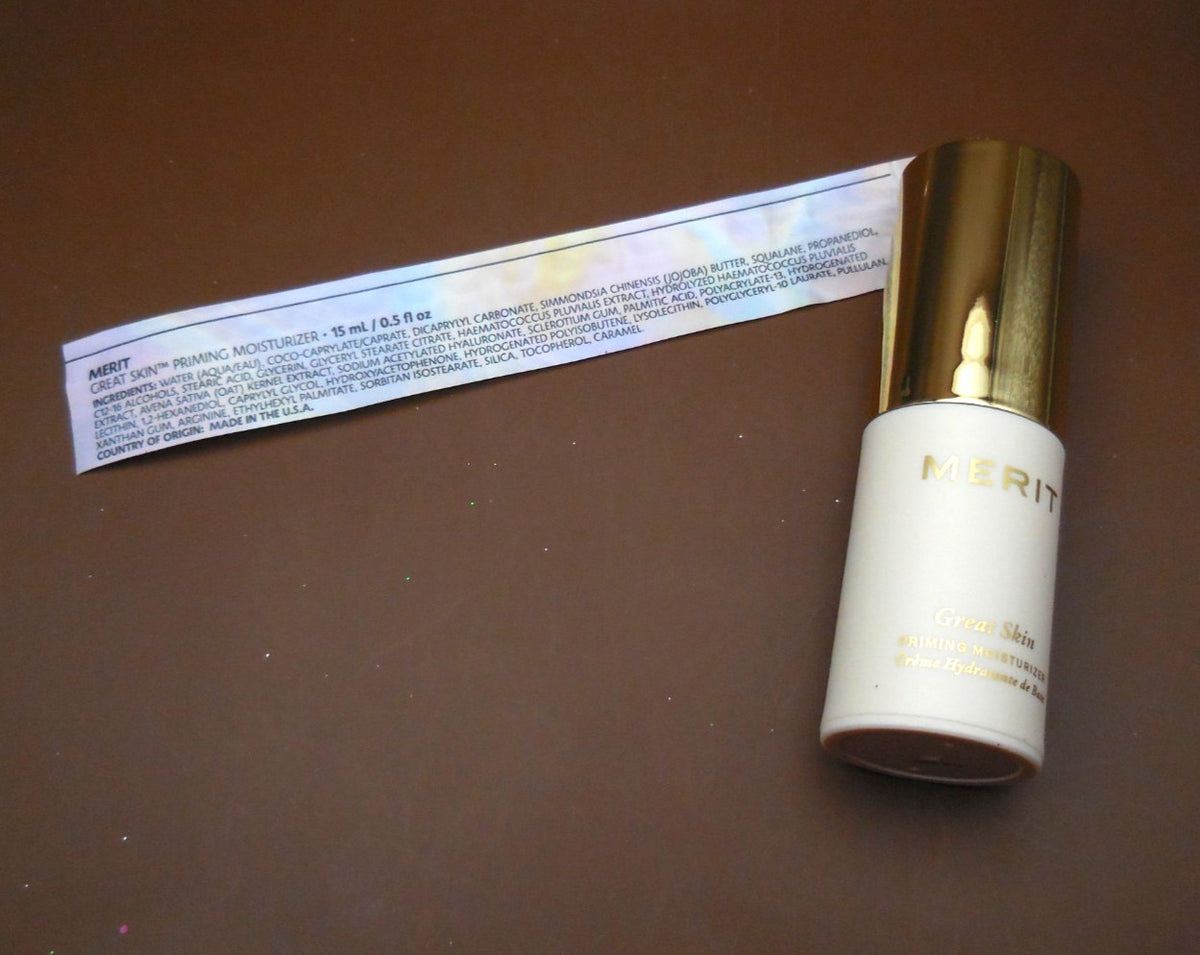 Merit Mini Great Skin™ Priming Moisturizer 0.5 fl oz / 15ml NEW