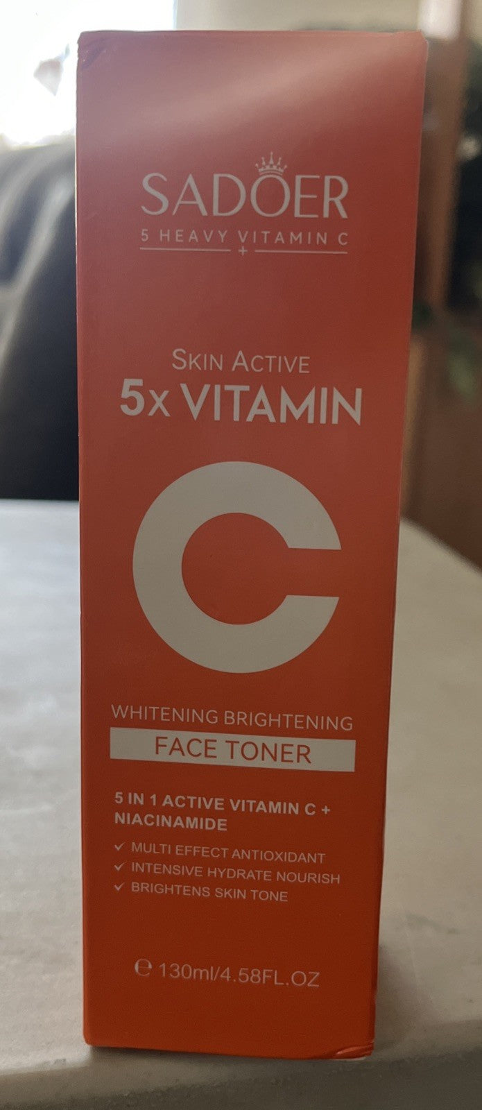 Vitamin C Brightening Face Toner - 4.58 Fl Oz Skin Active Whitening